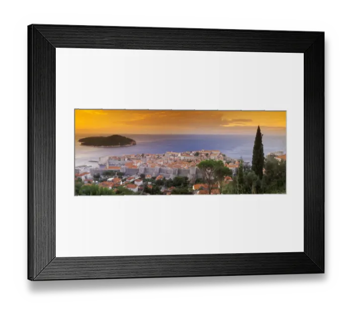 Framed Print : 05. Croatia Panoramic Framed Print : 05. Croatia Panoramic