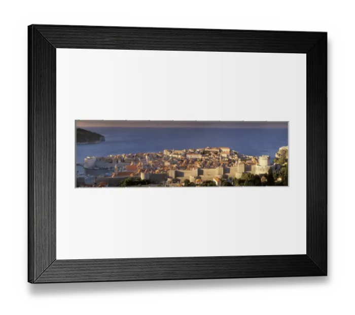 Framed Print : 05. Croatia Panoramic