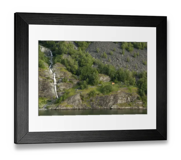 Framed Print : Norway, Sogne Fjord (aka Sognefjord), the longest fjord in the world. Views sailing Framed Print : Norway, Sogne Fjord (aka Sognefjord), the longest fjord in the world. Views sailing