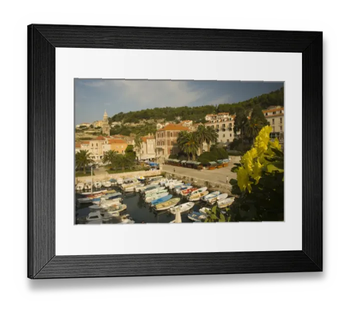 Framed Print : Europe, Croatia, Dalmatia, Hvar Island, Hvar town, Mandrac, the balustraded inner Framed Print : Europe, Croatia, Dalmatia, Hvar Island, Hvar town, Mandrac, the balustraded inner
