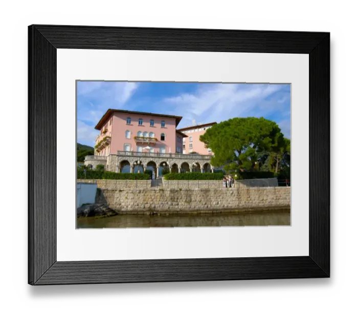 Framed Print : 05. Croatia, Opatija, Millennium Hotel