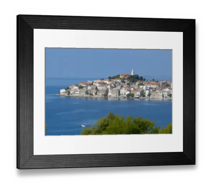 Framed Print : 05. Croatia, small island of Primosten Framed Print : 05. Croatia, small island of Primosten