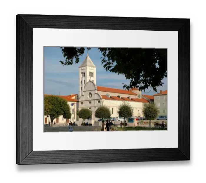 Framed Print : 05. Croatia, Zadar, St. Marys church Framed Print : 05. Croatia, Zadar, St. Marys church