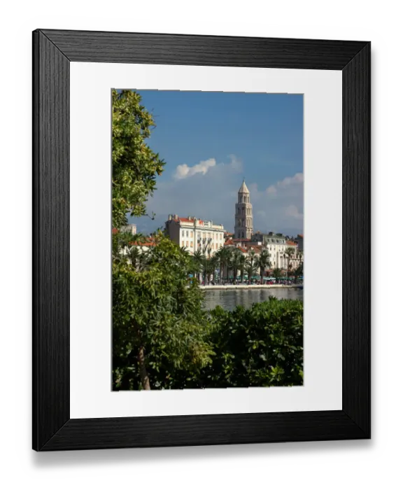 Framed Print : 05. Croatia, Split, coastal view of popular embankment Framed Print : 05. Croatia, Split, coastal view of popular embankment