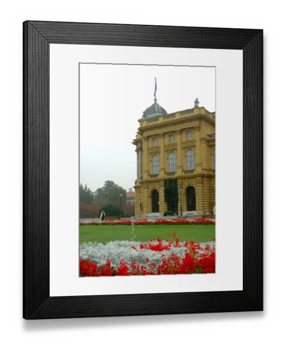 Framed Print : 05. Croatia, Zagreb, Croatian National Theatre Framed Print : 05. Croatia, Zagreb, Croatian National Theatre