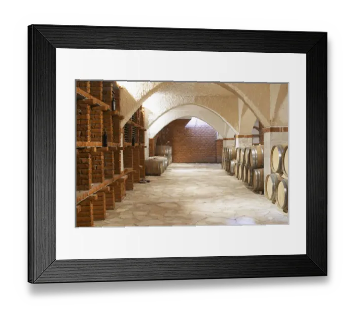 Framed Print : Matusko Winery. Potmje village, Dingac wine region, Peljesac peninsula. Dalmatian Coast