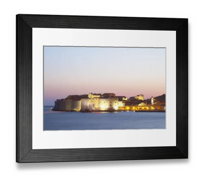 Framed Print : View of the Saint Johns Fort and the old harbour from the luxury Excelsior Hotel Framed Print : View of the Saint Johns Fort and the old harbour from the luxury Excelsior Hotel