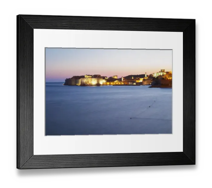 Framed Print : View over the Old Town in the evening from the luxury Excelsior Hotel and Spa restaurant Framed Print : View over the Old Town in the evening from the luxury Excelsior Hotel and Spa restaurant