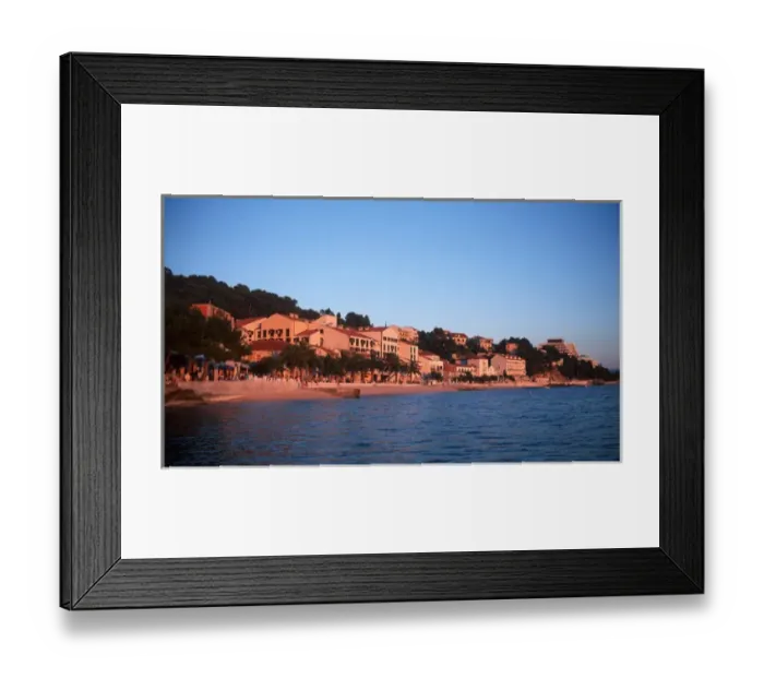 Framed Print : Croatias Dalmation coast on the Adriatic Sea has long been a popular tourist Framed Print : Croatias Dalmation coast on the Adriatic Sea has long been a popular tourist