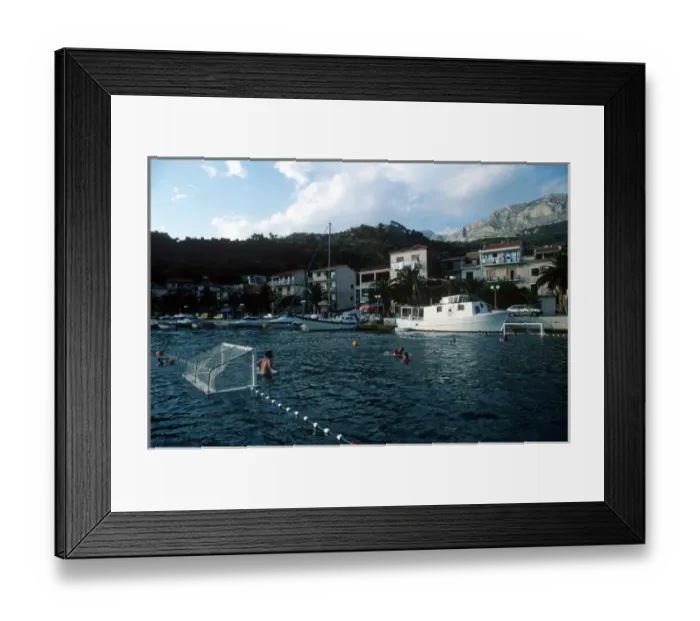 Framed Print : Croatias Dalmation coast on the Adriatic Sea has long been a popular tourist Framed Print : Croatias Dalmation coast on the Adriatic Sea has long been a popular tourist