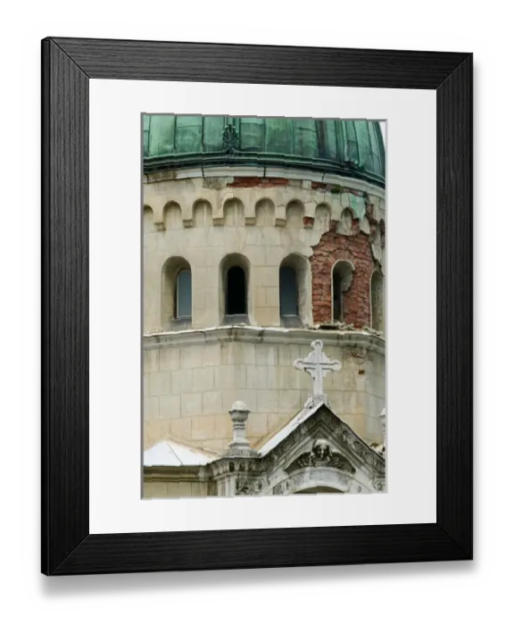 Framed Print : historic church, karlovac, croatia, eastern europe. balkan, europe Framed Print : historic church, karlovac, croatia, eastern europe. balkan, europe