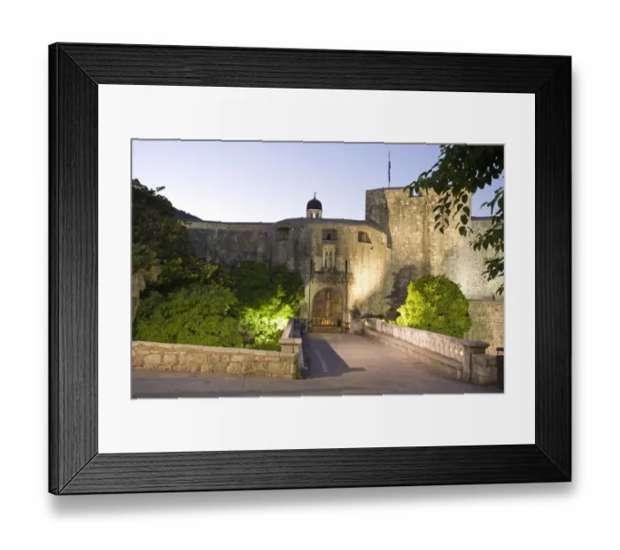 Framed Print : Walled City of Dubrovnik, Southeastern Tip of Croatia, Dalmation Coast, Adriatic Sea Framed Print : Walled City of Dubrovnik, Southeastern Tip of Croatia, Dalmation Coast, Adriatic Sea