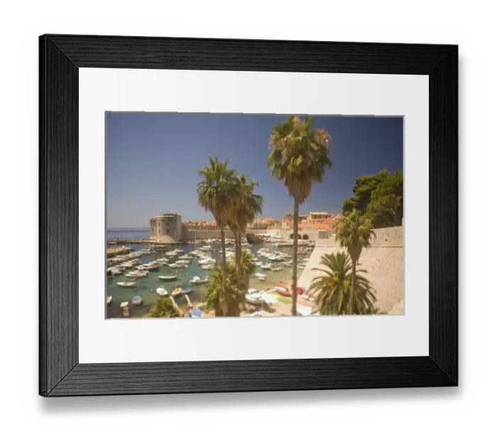 Framed Print : Walled City of Dubrovnik, Southeastern Tip of Croatia, Dalmation Coast, Adriatic Sea Framed Print : Walled City of Dubrovnik, Southeastern Tip of Croatia, Dalmation Coast, Adriatic Sea