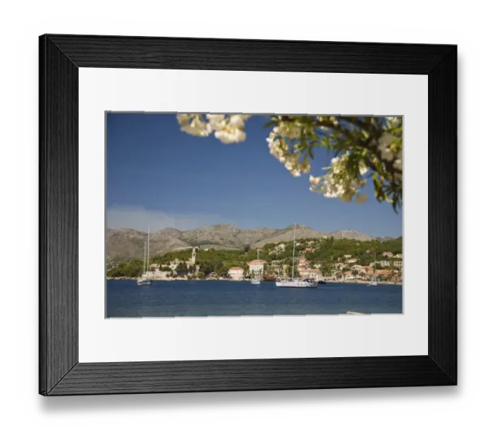 Framed Print : Lopud Island, Boat tour of Elaphite Islands from Dubrovnik, Southeastern Tip of Croatia Framed Print : Lopud Island, Boat tour of Elaphite Islands from Dubrovnik, Southeastern Tip of Croatia