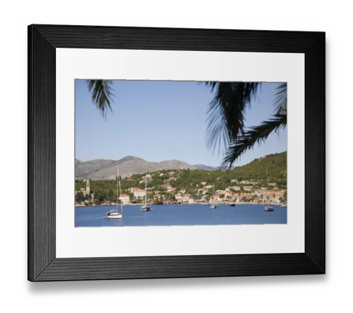 Framed Print : Lopud Island, Boat tour of Elaphite Islands from Dubrovnik, Southeastern Tip of Croatia Framed Print : Lopud Island, Boat tour of Elaphite Islands from Dubrovnik, Southeastern Tip of Croatia
