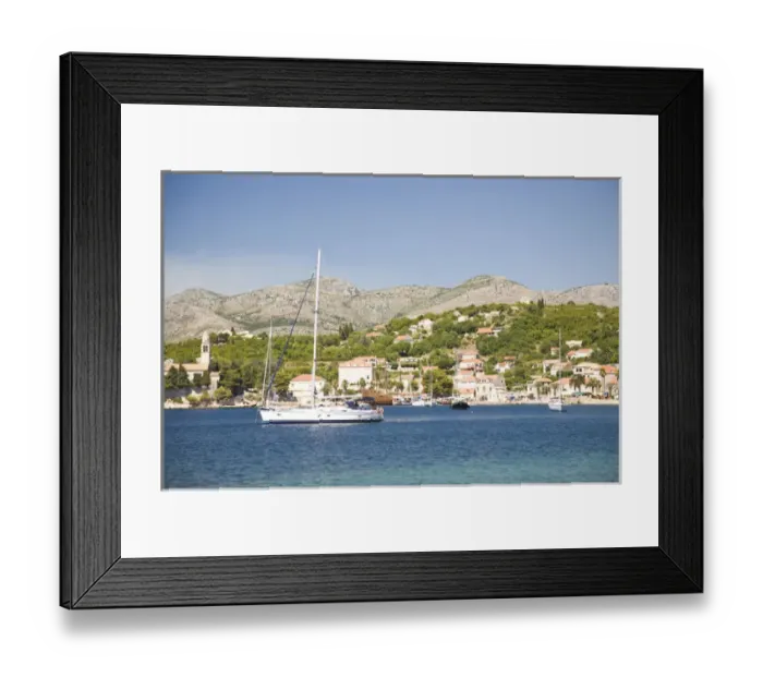 Framed Print : Lopud Island, Boat tour of Elaphite Islands from Dubrovnik, Southeastern Tip of Croatia Framed Print : Lopud Island, Boat tour of Elaphite Islands from Dubrovnik, Southeastern Tip of Croatia