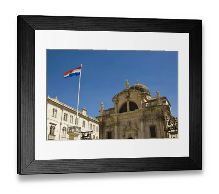 Framed Print : Church of St. Blaise, Walled City of Dubrovnik, Southeastern Tip of Croatia, Dalmation Coast Framed Print : Church of St. Blaise, Walled City of Dubrovnik, Southeastern Tip of Croatia, Dalmation Coast