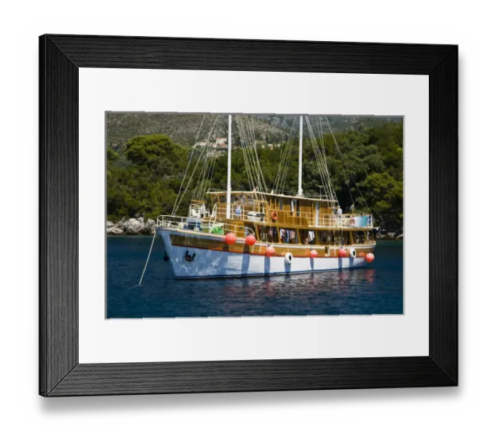 Framed Print : Views around Kolocep Island, one of the Elaphite Islands from Dubrovnik, Southeastern Framed Print : Views around Kolocep Island, one of the Elaphite Islands from Dubrovnik, Southeastern