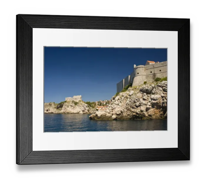 Framed Print : Walled City of Dubrovnik, Southeastern Tip of Croatia, Dalmation Coast, Adriatic Sea Framed Print : Walled City of Dubrovnik, Southeastern Tip of Croatia, Dalmation Coast, Adriatic Sea