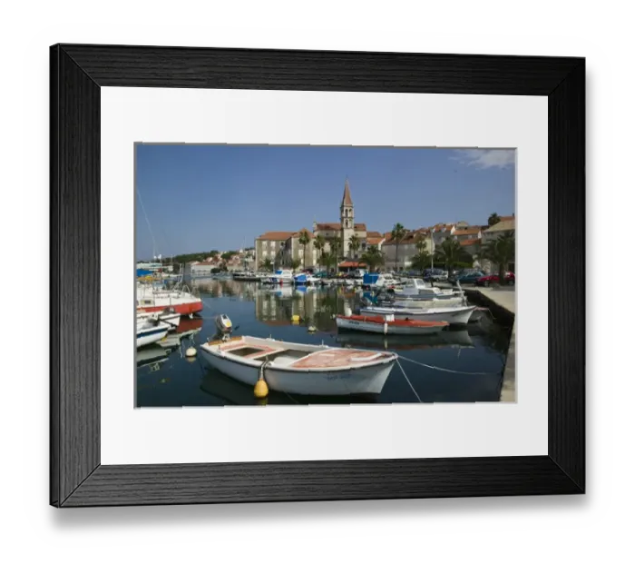 Framed Print : CROATIA, Central Dalmatia, BRAC ISLAND, MILNA. Harbor View Framed Print : CROATIA, Central Dalmatia, BRAC ISLAND, MILNA. Harbor View