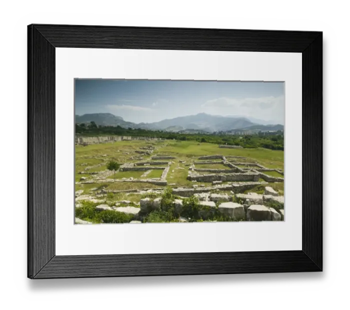 Framed Print : CROATIA, Central Dalmatia, SOLIN / SALONA. Ruins of the Roman city of SALONA (1st Framed Print : CROATIA, Central Dalmatia, SOLIN / SALONA. Ruins of the Roman city of SALONA (1st
