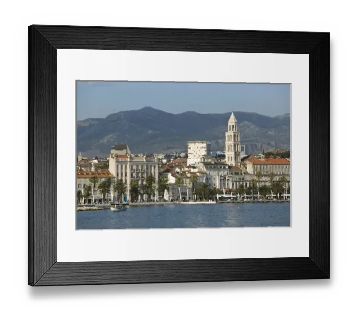 Framed Print : CROATIA, Central Dalmatia-SPLIT. Harbor View / Late Afternoon Framed Print : CROATIA, Central Dalmatia-SPLIT. Harbor View / Late Afternoon