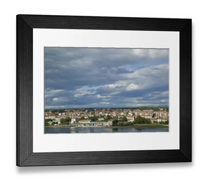 Framed Print : CROATIA, Istria, POREC. Town View from the Euphrasian Basilica (b. 6th century) tower Framed Print : CROATIA, Istria, POREC. Town View from the Euphrasian Basilica (b. 6th century) tower