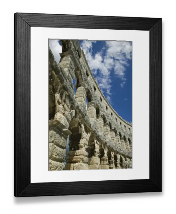Framed Print : CROATIA, Istria, PULA. Roman Amphitheater (b. 1st century) Framed Print : CROATIA, Istria, PULA. Roman Amphitheater (b. 1st century)