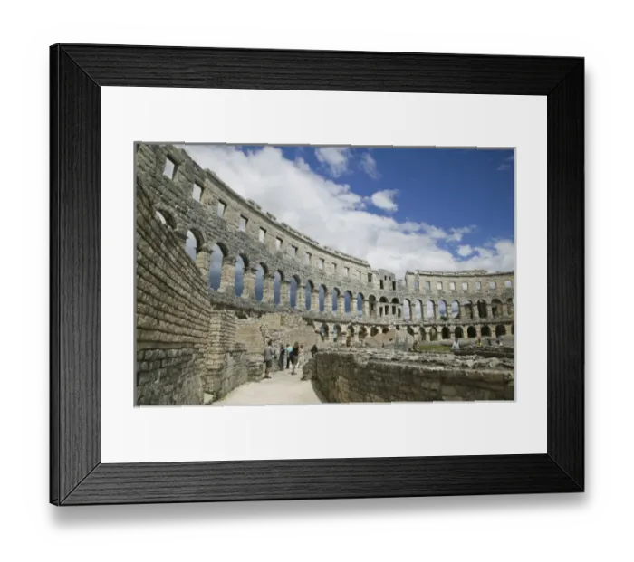 Framed Print : CROATIA, Istria, PULA. Roman Amphitheater (b. 1st century) Framed Print : CROATIA, Istria, PULA. Roman Amphitheater (b. 1st century)