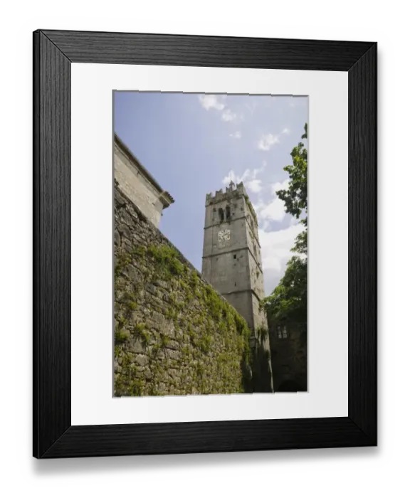 Framed Print : CROATIA, Istria-HUM. HUM, Worlds smallest town, population 8! Old town ruins