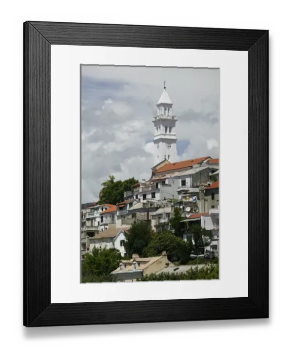 Framed Print : CROATIA, Kvarner Region, NOVI VINODOLSKI. Coastal Town View Framed Print : CROATIA, Kvarner Region, NOVI VINODOLSKI. Coastal Town View