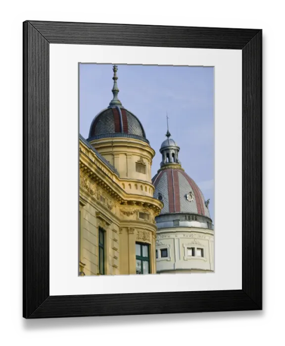 Framed Print : Croatia-Zagreb. Lower Town Buildings by the Strossmayer Gallery of Old Masters Framed Print : Croatia-Zagreb. Lower Town Buildings by the Strossmayer Gallery of Old Masters