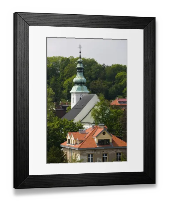 Framed Print : Croatia-Zagreb. Valley Chapel from Kaptol Street