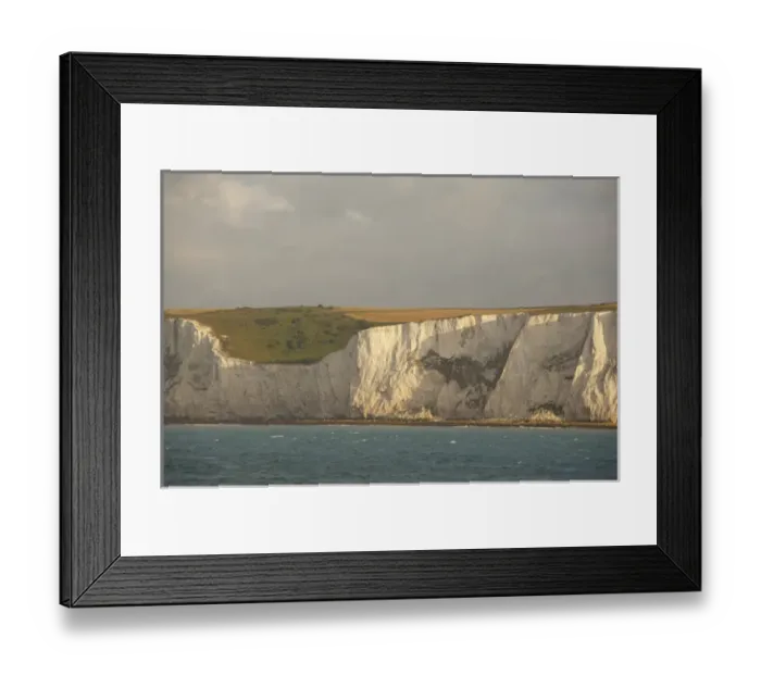 Framed Print : United Kingdom, Dover. The famous white cliffs of Dover along the coast Framed Print : United Kingdom, Dover. The famous white cliffs of Dover along the coast