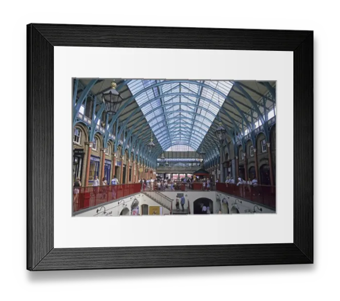 Framed Print : Interior of the Covent Garden Market in London, England