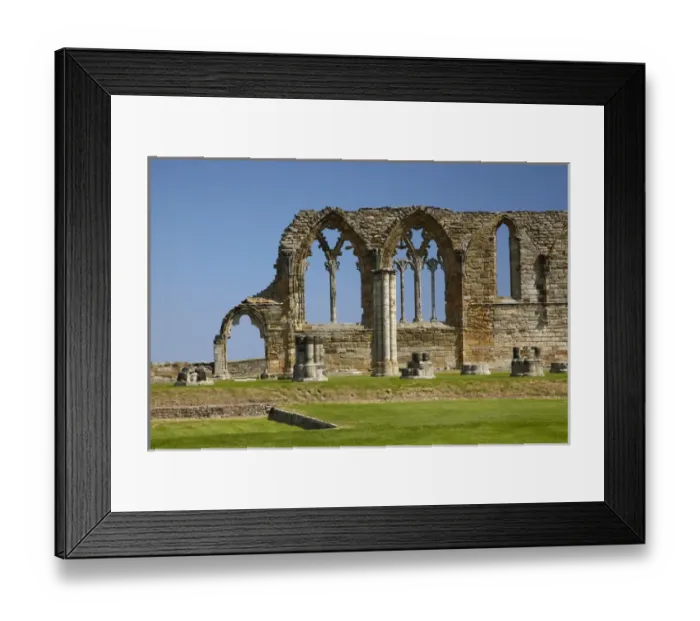 Framed Print : Whitby Abbey ruins (circa 1220), Whitby, North Yorkshire, England, United Kingdom Framed Print : Whitby Abbey ruins (circa 1220), Whitby, North Yorkshire, England, United Kingdom