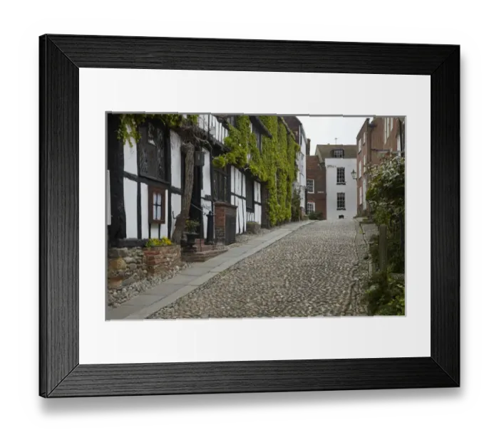 Framed Print : The Mermaid Inn (founded 11th century, rebuilt 1420), Rye, East Sussex, England