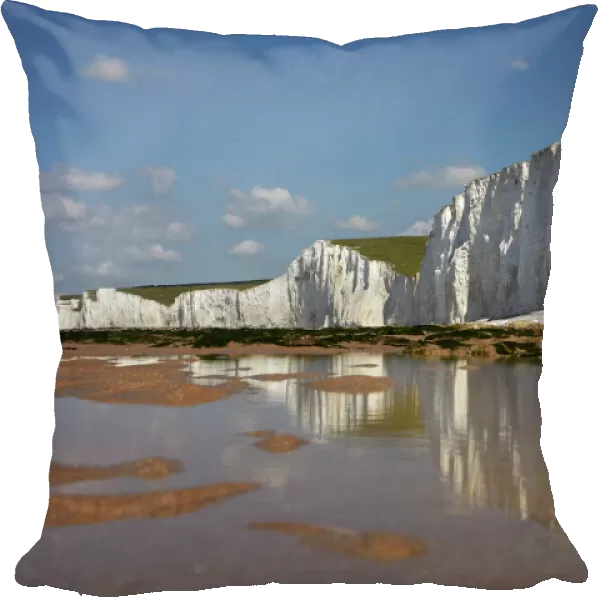 Seven Sisters Chalk Cliffs, Birling Gap, East Sussex, England, United Kingdom