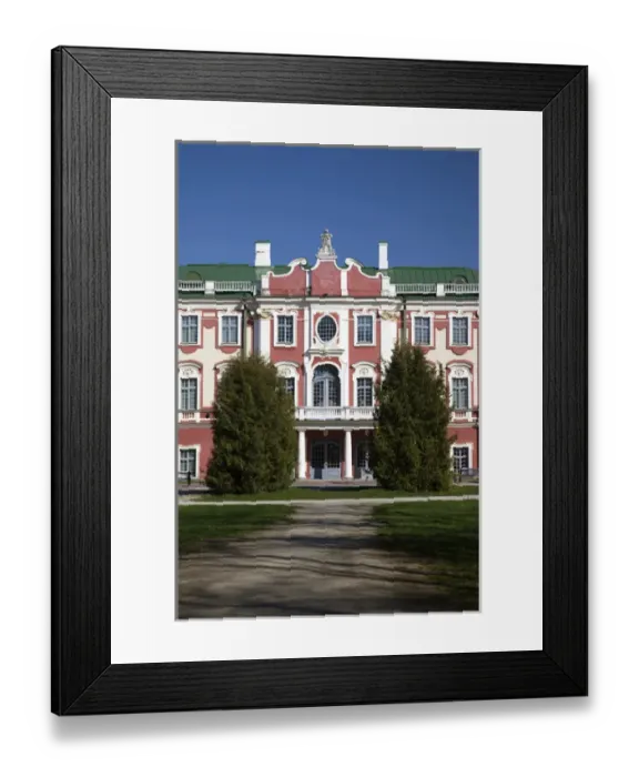 Framed Print : Estonia, Tallinn, Kadriorg area, Kadriorg Palace, b. 1736 Framed Print : Estonia, Tallinn, Kadriorg area, Kadriorg Palace, b. 1736