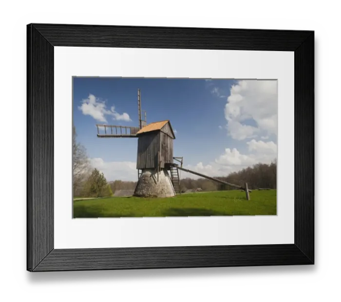 Framed Print : Estonia, Tallinn, Rocca Al Mare village, Estonian Open Air Museum, old windmill Framed Print : Estonia, Tallinn, Rocca Al Mare village, Estonian Open Air Museum, old windmill