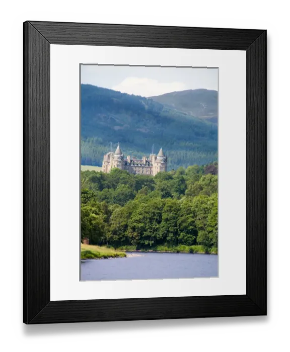 Framed Print : Beautiful Scottish Castle now the famous exclusive Atholl Palace Hotel in Pitlochry