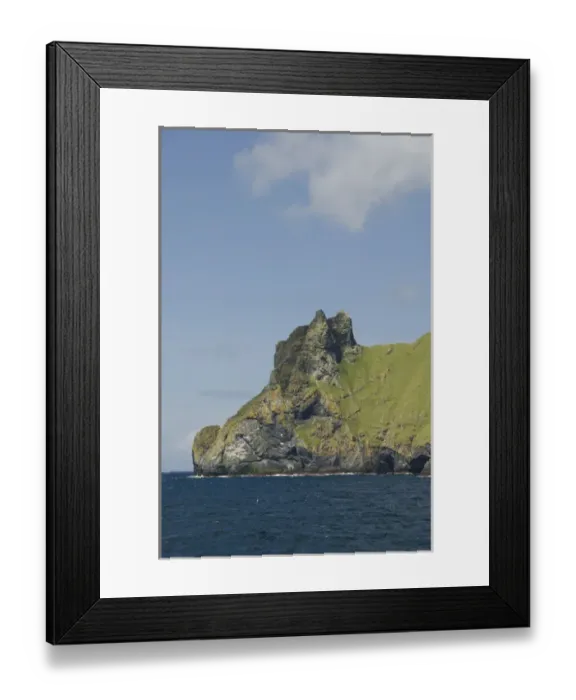 Framed Print : Scotland, St. Kilda Islands, Outer Hebrides. Island of Boreray, home to the largest