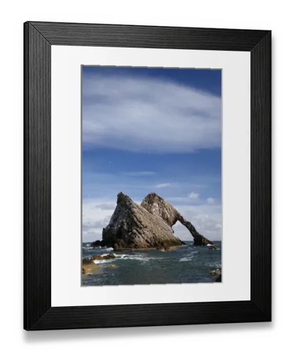 Framed Print : Bow Fiddle Rock, Portknockie, Moray, Scotland, United Kingdom
