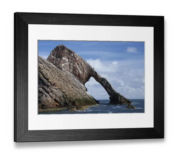 Framed Print : Bow Fiddle Rock, Portknockie, Moray, Scotland, United Kingdom