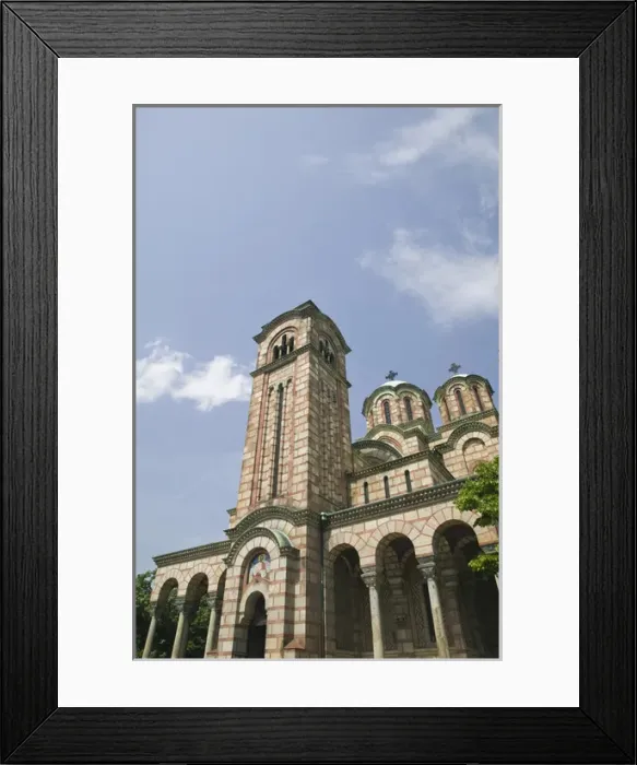 Framed Print : SERBIA, Belgrade. Sveti Marko Church
