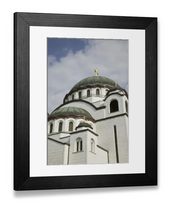 Framed Print : SERBIA, Belgrade. Sveti Sava Orthodox Church (Worlds Biggest Orthodox Church) Framed Print : SERBIA, Belgrade. Sveti Sava Orthodox Church (Worlds Biggest Orthodox Church)