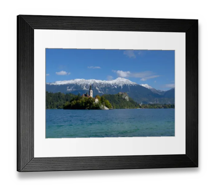 Framed Print : 05. Slovenia, Bled, Lake Bled, Bled Island, Bled Castle and Julian Alps Framed Print : 05. Slovenia, Bled, Lake Bled, Bled Island, Bled Castle and Julian Alps