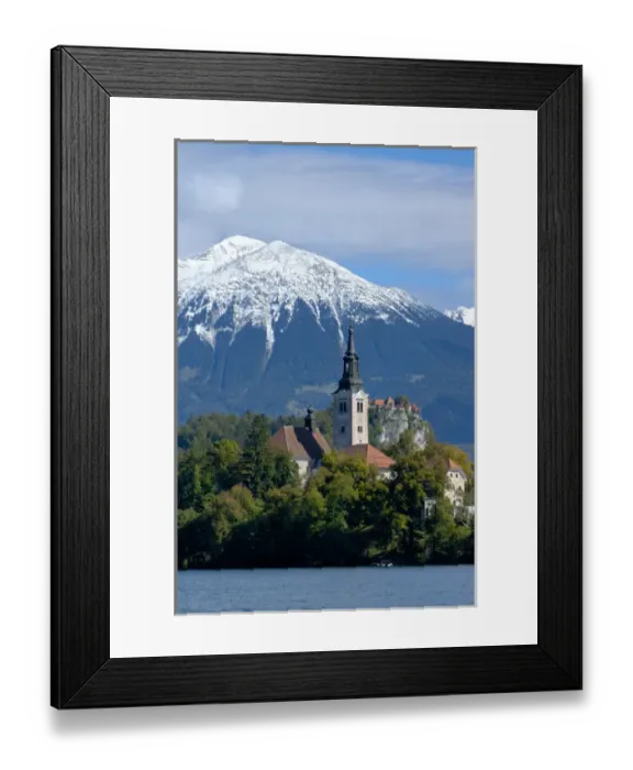 Framed Print : 05. Slovenia, Bled, Lake Bled, Bled Island, Bled Castle and Julian Alps Framed Print : 05. Slovenia, Bled, Lake Bled, Bled Island, Bled Castle and Julian Alps