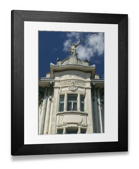 Framed Print : SLOVENIA-Ljubljana: Urbanc Building (b. 1903) Detail Framed Print : SLOVENIA-Ljubljana: Urbanc Building (b. 1903) Detail