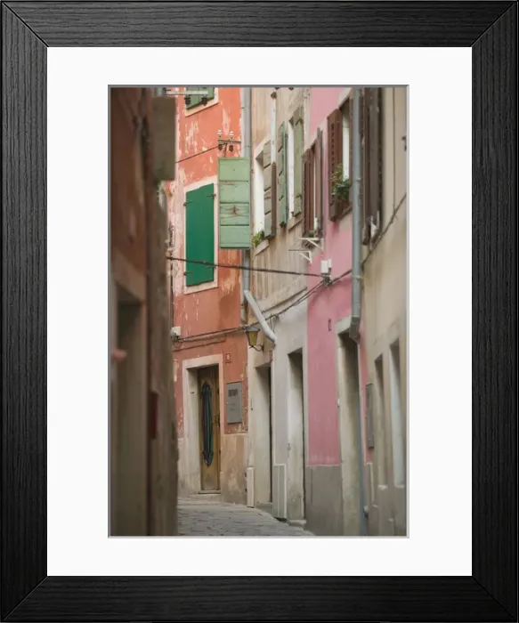 Framed Print : SLOVENIA-PRIMORSKA-Piran: Buildings in the Old Town Framed Print : SLOVENIA-PRIMORSKA-Piran: Buildings in the Old Town